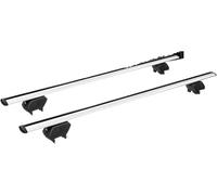 Barres de Toit de Voiture Barres de Toit universelles argentées pour Barres transversales, Support Rail, Charge 150 kg