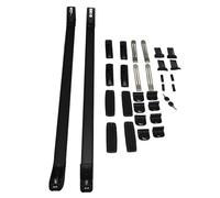 Barres de Toit de Voiture en Alliage d'aluminium et Acier Inoxydable, Porte-Bagages sur Le Toit avec Coussinets de Protection pour Les Longs Voyages, Conception de Grande