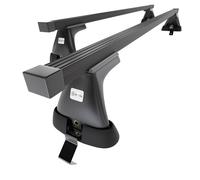Mossa Barres de Toit en Acier adapté pour Ford Focus MK III Break (2011-2018) - Porte-Bagages de Voiture Noir - Toit Normal