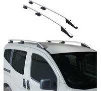 Barres de toit en aluminium pour Peugeot Bipper 2008-2024 Argent ABE