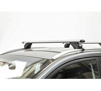 Barres de Toit en Aluminium RIC-KING1 compatibles avec Opel Zafira C Tourer de 2011 à 2019 avec Mains courantes Basses intégrées