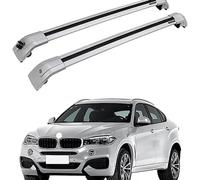 Barres De Toit en pour BMW X6 F16 X6M F86 2014-2019, PièCes De Rails De Rack Barres LatéRales, pour Les Voyages Et Le Transport des Bagages