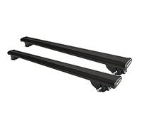 Barres de toit Farad SM + AERODYNAMIC BLACK en aluminium compatibles avec Mercedes GLB (X247) à partir de 2020 avec rails hauts, rails ouverts