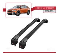 Barres De Toit - Fiat - Ace-2 - Aluminium - Noir - Charge Utile 300 Kg