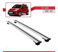 Barres De Toit - Fiat - Qubo - Basic Modèle - Aluminium - Gris - Charge < 300 Kg