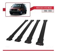 Barres De Toit - Fly - Compatible Mercedes Vito (W638) - 4 Barres - Aluminium - Noir