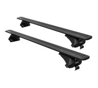 Barres de toit Inter Pack Virgo IR 120 G2 avec rails intégrés noires