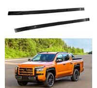 Barres de toit latérales en aluminium pour Mitsubishi Triton L200 LC2T 2023 2024 (noir)