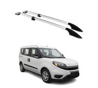 Barres de Toit longitudinales pour Fiat Doblo 2010-2021 L1 Aluminium Gris 2Pcs