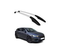 Barres de toit longitudinales pour Fiat Tipo 2015-2025 en Alu gris