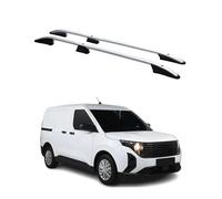 Barres de Toit longitudinales pour Ford Tourneo Courier 2023-2026 Aluminium Gray 2 Pcs