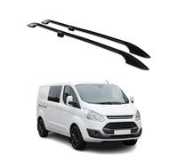 Barres de Toit longitudinales pour Ford Transit Custom/Tourneo Custom 2013-2023 L2 Aluminium Noir