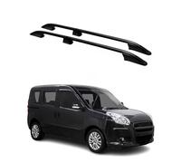 Barres de Toit longitudinales pour Opel Combo D 2012-2019 L1 Court Alu Noir
