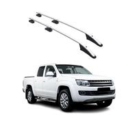 Barres de Toit longitudinales pour VW Amarok Double Cab 2010-2024 Alu Gris