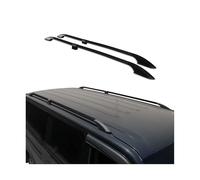 OMAC Barres de Toit longitudinales pour VW T5 T6 2003-2025 L1 Aluminium Noir 2X