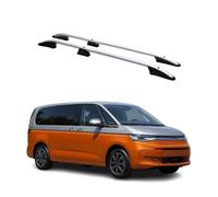 Barres De Toit Longitudinales pour VW T7 Multivan 2021-2026 Aluminium Gris 2Pcs