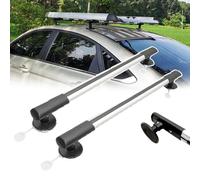 Barres De Toit Magnétiques À Ventouse, sans Perforation, Longueur Réglable : 15 cm, Charge Maximale : 150 kg, Diamètre De La Ventouse : 10 cm, pour Berline/hayon,120-135cm