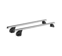 Barres de toit Menabo Omega M en aluminium 112 cm + pieds de fixation - Menabo