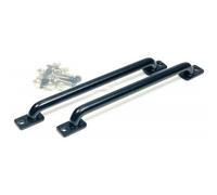 Barres de toit métallique - ABSIMA - pour Crawler 1/10 - Aluminium - 75 mm - Lot de 2 (noir)