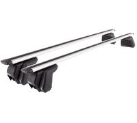 Barres de toit Mont Blanc Furka C+D en aluminium, 125 cm, argentées