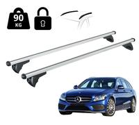 Barres De Toit Nordrive Pour Mercedes SW S205 2014-2023 Argent 120