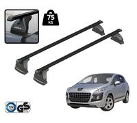 Barres de toit Nordrive Pour Peugeot 3008 2009-2016 Support Vetro 75 Kg