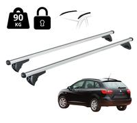 Barres De Toit Nordrive Pour Seat Ibiza St 2010-2015 120 Cm 90 Kg Noir