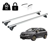 Barres De Toit Nordrive Pour Seat Ibiza St 2015-2017 Argent, 120 Cm