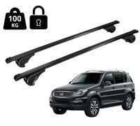 Barres de toit Nordrive pour SSANGYONG REXTON W 2013-2018, Serrure
