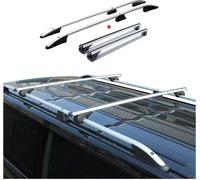 Barres de toit OMAC + barres de toit pour VW T5 T6 Transporter L1 Court en aluminium argenté 4x
