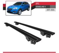Barres de Toit - Opel - Grandland X - Aluminium - Noir - HOOK Modèles