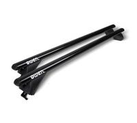 Owen Barres de toit universelles Owen 3.0 – Aluminium 120 cm Noir (rails fermés ou intégrés)