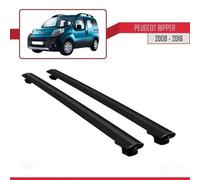 Barres De Toit - Peugeot - Bipper 2008 - Basic Modèle - Noir - Aluminium - Charge < 300kg