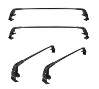 Barres de Toit Polaire Inspiration pour Renault Clio 4 2012-2020 - Acier - Fixation sur Standard sur Pincement de Porte - 97,4 cm - Jusqu’à 60 kg - Barres de Toit prémontées