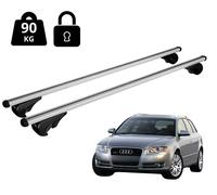 Barres de Toit Pour Audi A4 Avant (B7) 2004-2008 Avec Main Courante Anti-vol