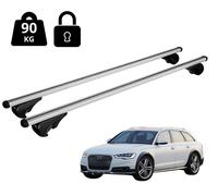 Barres De Toit Pour Audi A6 Allroad (C7) 2012-2014 Avec Rampe Antivol