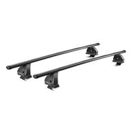 Barres de toit pour Ford C-Max II 2010 - Sans prédispositions - Faciles à monter - Acier galvanisé par électro-zinc - Gaine anti-sifflement - Compatibles avec les voitures sans barres latérales