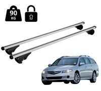 Barres De Toit Pour Honda Accord Tourer 2003-2008 Avec Rampe Antivol