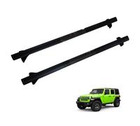 Barres de Toit pour Jeep Wrangler 2018-2020 Without Lock, Réglables Kit de 2 Barres de Toit Transversales Porte-Bagages