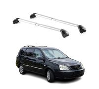 Barres de toit pour Kia Carens FJ 2002-2006 5P Gris Argenté 2 pièces ABE