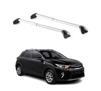 Barres de toit pour Kia Stonic YB 2017-2026 5P Gris Argenté 2 pièces ABE