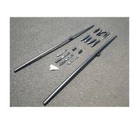 Barres De Toit pour Mercedes pour Benz W447 Classe V pour VITO V260 V220 V250 Valente 16-24 Porte-Bagages Toit Barre Transversale Supérieure Rail Support Boîtes Railing Porte-Bagages(3430mm Black)