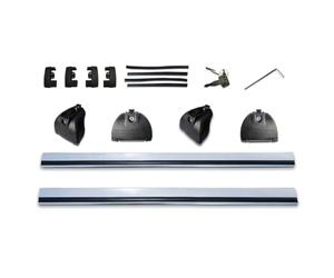 Barres De Toit Pour Nissan Pour Coups Pied Pour SR 2025 2026 2PC Barre Transversale Toit Affleurante Porte-bagages Verrouillable Barres Toit Universelles(Silver)