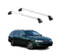 Barres de toit pour Nissan Primera Wagon P10-P11-P12 1991-2007 Gris 2 pièces ABE