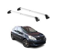 Barres De Toit Pour Renault Clio Iii Iv Wagon 2005-2020 Gris Argenté 2x Abe