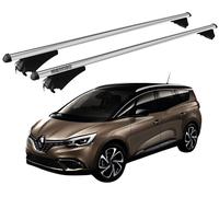 Barres de Toit Pour Renault Grand Scenic 4 2017- Avec Antivol MENABO Aluminium