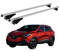 Barres De Toit Pour Renault Kadjar 2015- Avec Antivol Menabo Aluminium Railing