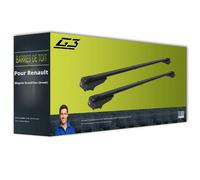 G3 Barres de toit en acier Clop 77-115cm Gris