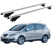 Barres de Toit Pour Seat Altea XL De 2009- Avec Système Antivol MENABO Aluminium