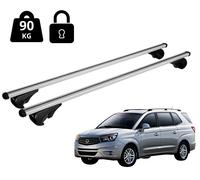 Barres De Toit Pour SsangYong Rodius 2013-2019 Avec Rampe Antivol